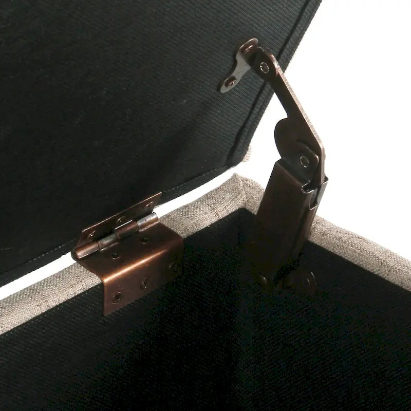 Copper Grove Raush Tufted Linen Storage Bench