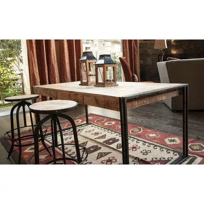 Handmade Timbergirl Reclaimed Mango Wood Dining Table (India)