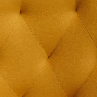 SEYNAR Modern Velvet Dining Chairs Set of 4, Upholstered Accent Chair Tufted Back Armless Chair with Back Pull