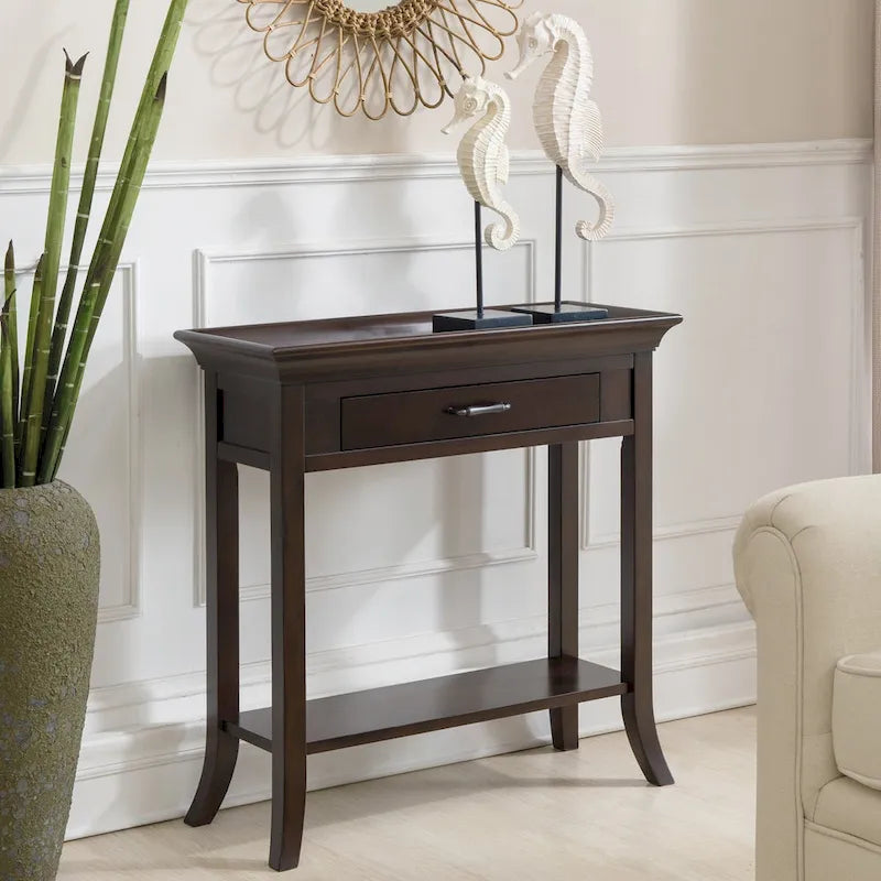 Leick Home Traditional Tray Edge Console Hall Stand