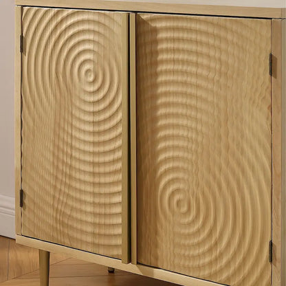 Art Leon Handcrafted Wood Sideboard with 2 Doors