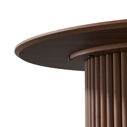 Solid Wood 46 Round Dining Table for 4 People Nordic style - 46*30