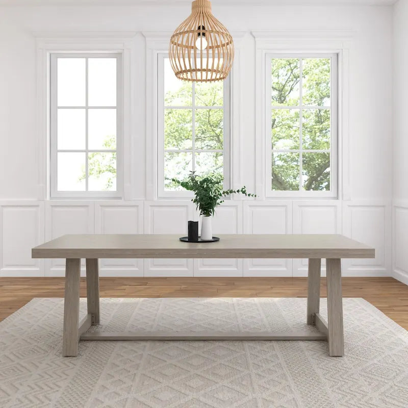 Plank and Beam Classic Solid Wood Conference Dining Table - 94