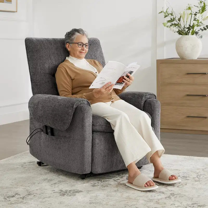 Chloe Power Lift Recliner with Heat Massage for Elderly