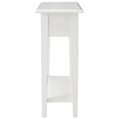 Leick Home One Drawer Narrow Side Table with Shelf