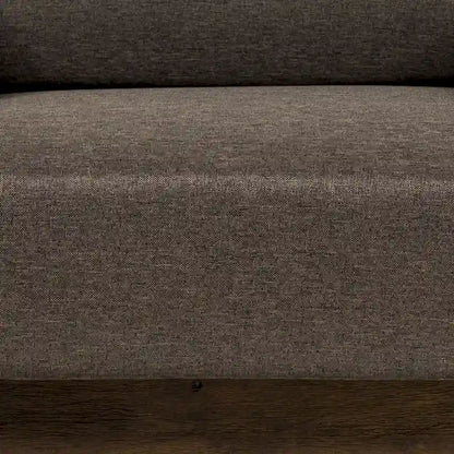 Jimo Rustic Oak and Linen Fabric 3-Piece Sofa Set by Furniture of America