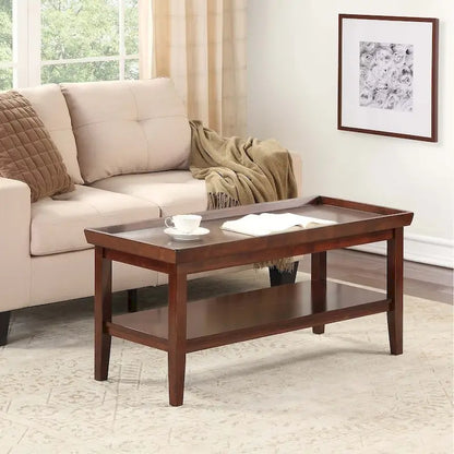 Convenience Concepts Ledgewood Coffee Table with Shelf