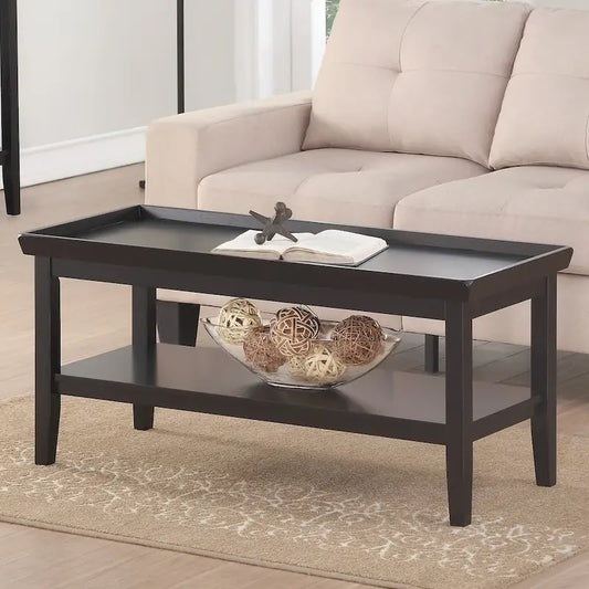 Convenience Concepts Ledgewood Coffee Table with Shelf