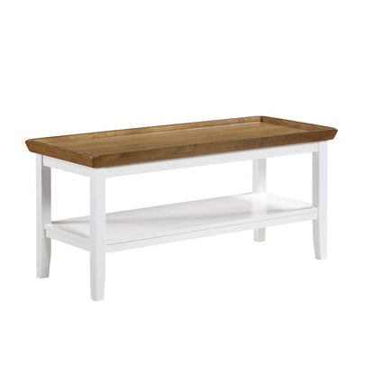 Convenience Concepts Ledgewood Coffee Table with Shelf
