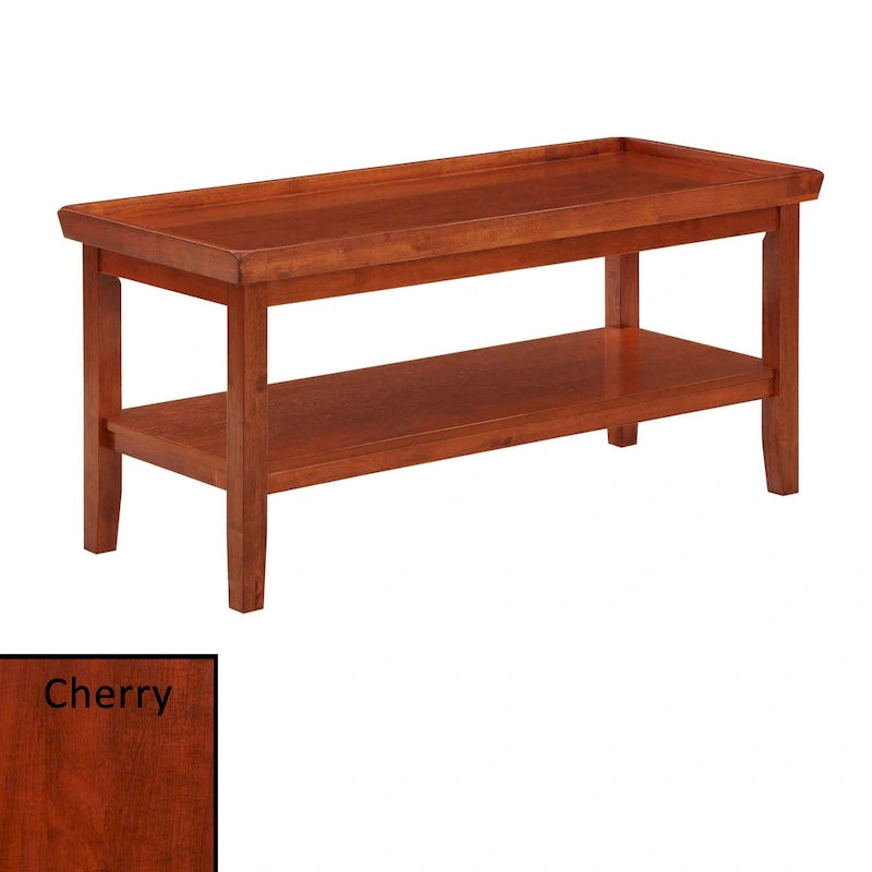 Convenience Concepts Ledgewood Coffee Table with Shelf