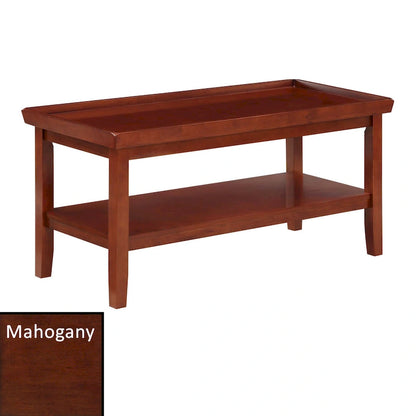 Convenience Concepts Ledgewood Coffee Table with Shelf