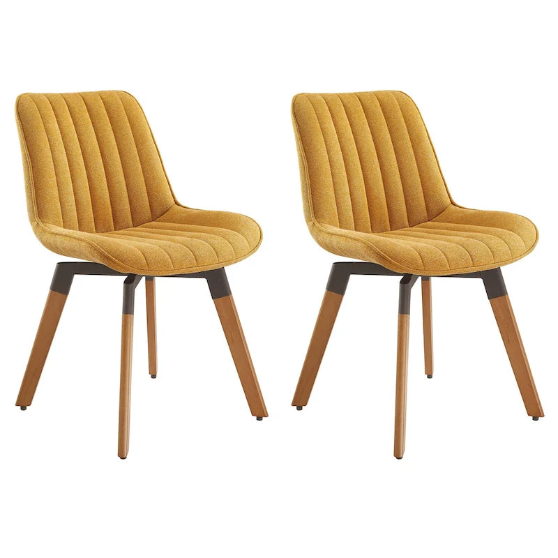 Art Leon Rustic Swivel Dining Chair (Set of 2)