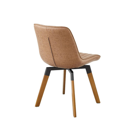 Art Leon Rustic Swivel Dining Chair (Set of 2)