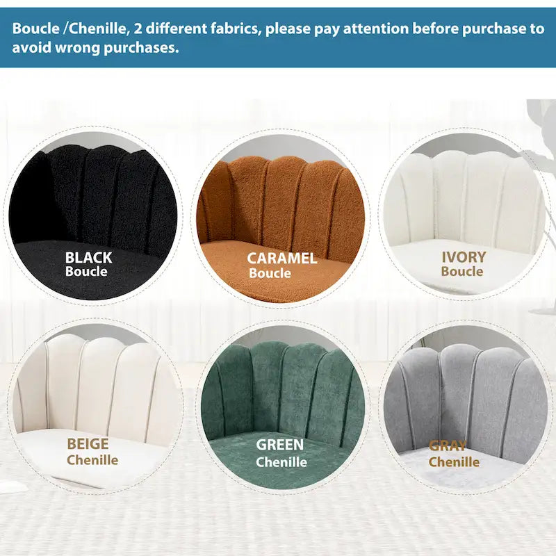 59W Mid-century Modern Tufted Loveseat Upholstered Sofa