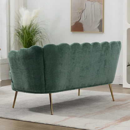 59W Mid-century Modern Tufted Loveseat Upholstered Sofa