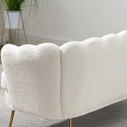 59W Mid-century Modern Tufted Loveseat Upholstered Sofa