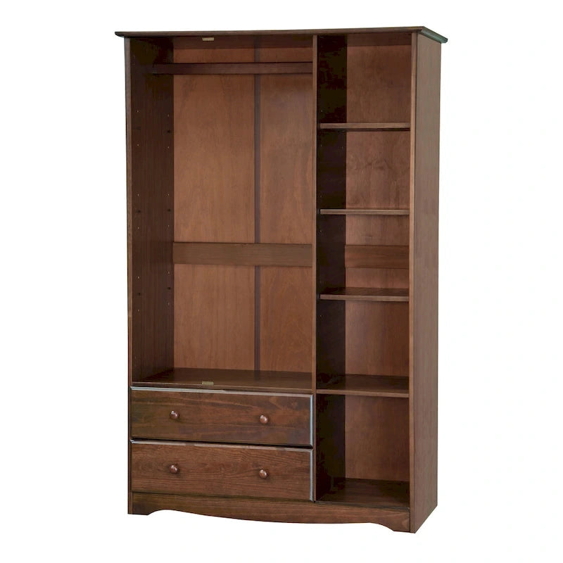 Palace Imports 100% Solid Wood Grand Wardrobe Armoire