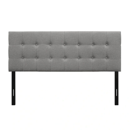 Ida Button-tufted Upholstered Transitional Adjustable Headboard