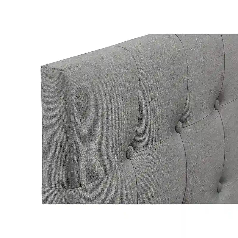 Ida Button-tufted Upholstered Transitional Adjustable Headboard