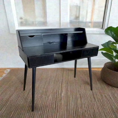 Solid Acacia Desk with Charging Station