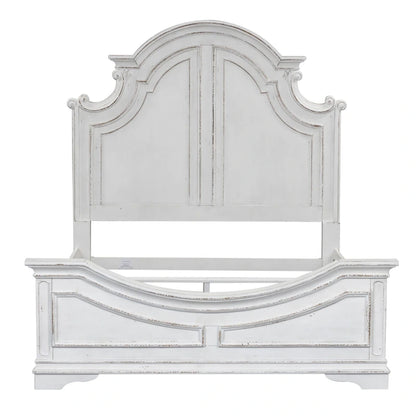 Magnolia Manor Panel Bed, Dresser and Mirror, and Nightstand Set