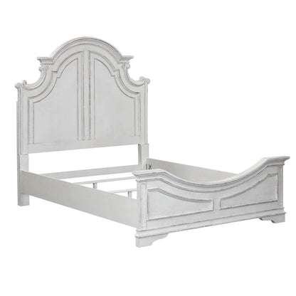 Magnolia Manor Panel Bed, Dresser and Mirror, and Nightstand Set