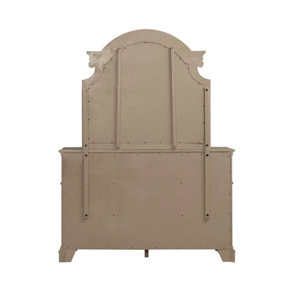 Magnolia Manor Panel Bed, Dresser and Mirror, and Nightstand Set