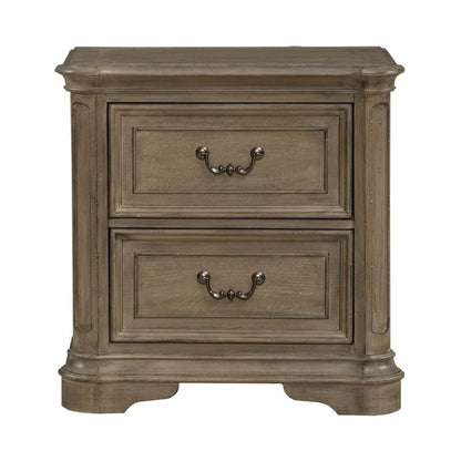 Magnolia Manor Panel Bed, Dresser and Mirror, and Nightstand Set