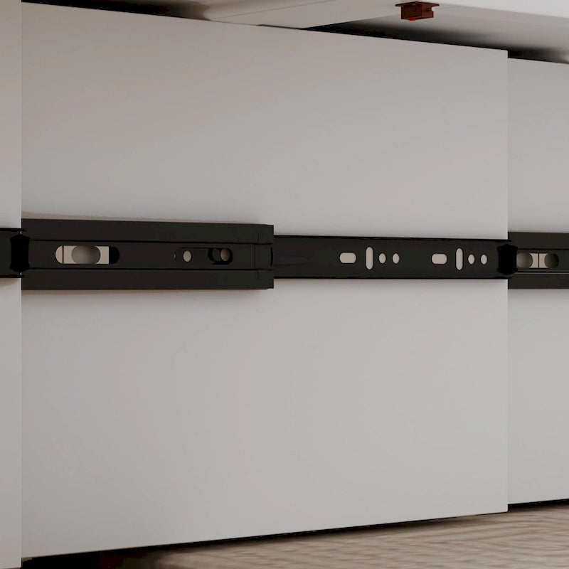 Dresser Full Murphy Bed White For Party Room Home Office Space Saving