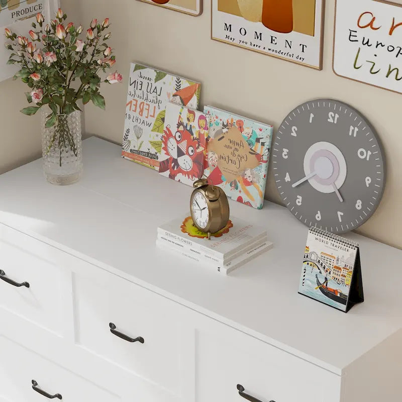 Dresser Full Murphy Bed White For Party Room Home Office Space Saving