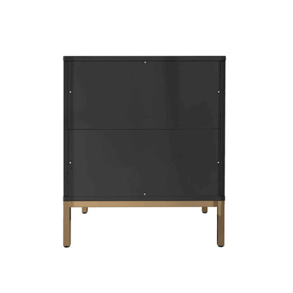 Clihome Wooden 2-Drawer Storage Nightstand