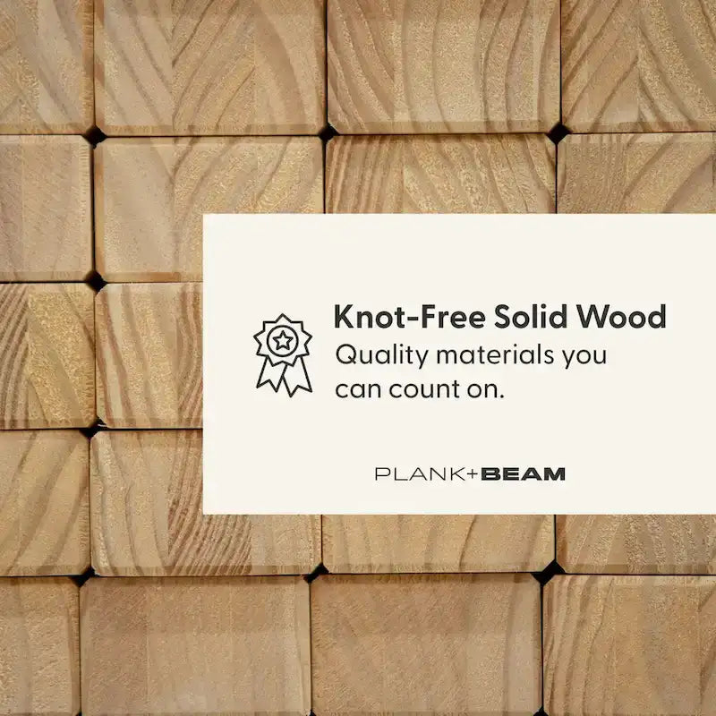 Plank and Beam Farmhouse Full Bed with Panel Headboard with Storage Drawers