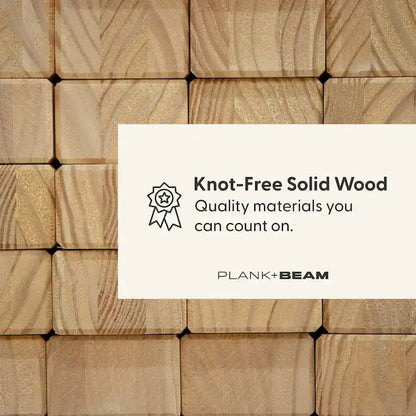 Plank and Beam Farmhouse Full Bed with Panel Headboard with Storage Drawers