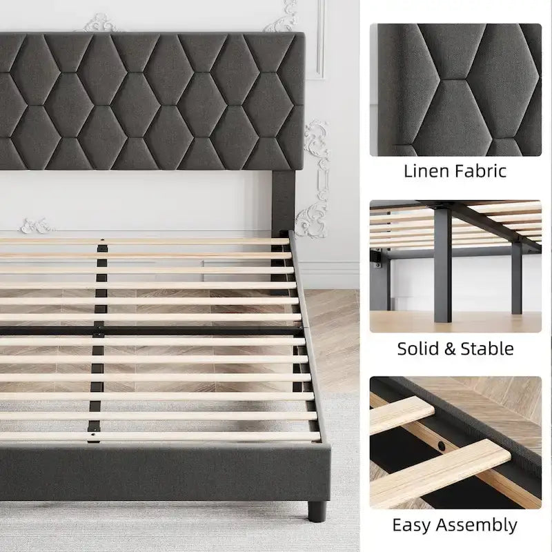 Bed Frame with Headboard