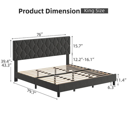 Bed Frame with Headboard