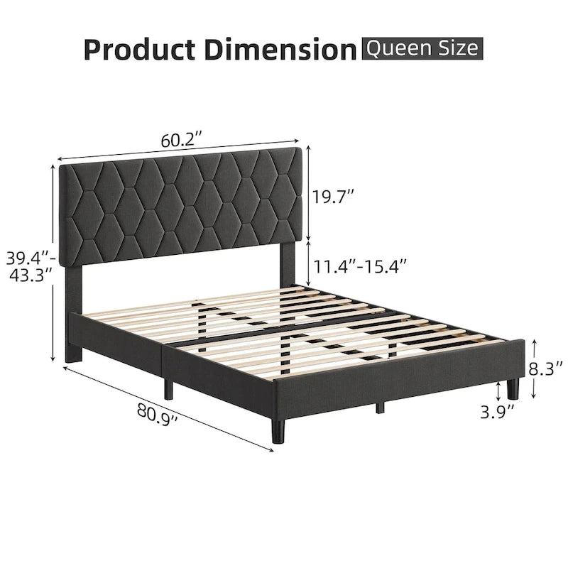 Bed Frame with Headboard