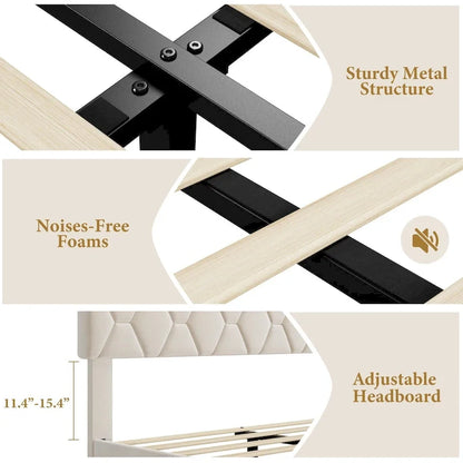 Bed Frame with Headboard