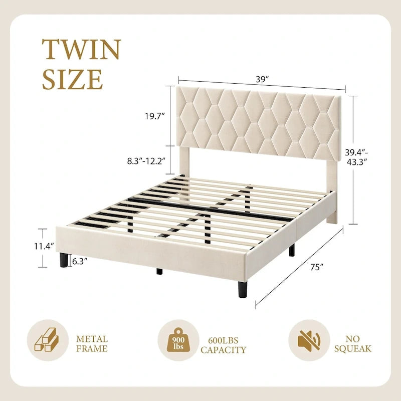 Bed Frame with Headboard