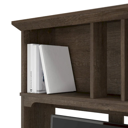 Bush Furniture Salinas Small Computer Desk with Storage Hutch