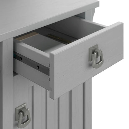 Bush Furniture Salinas Small Computer Desk with Storage Hutch