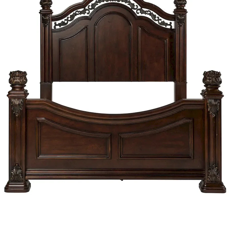 Messina Estates Cognac Poster Bed
