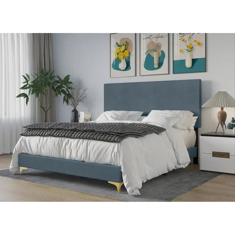 Andes Upholstered Panel Bed
