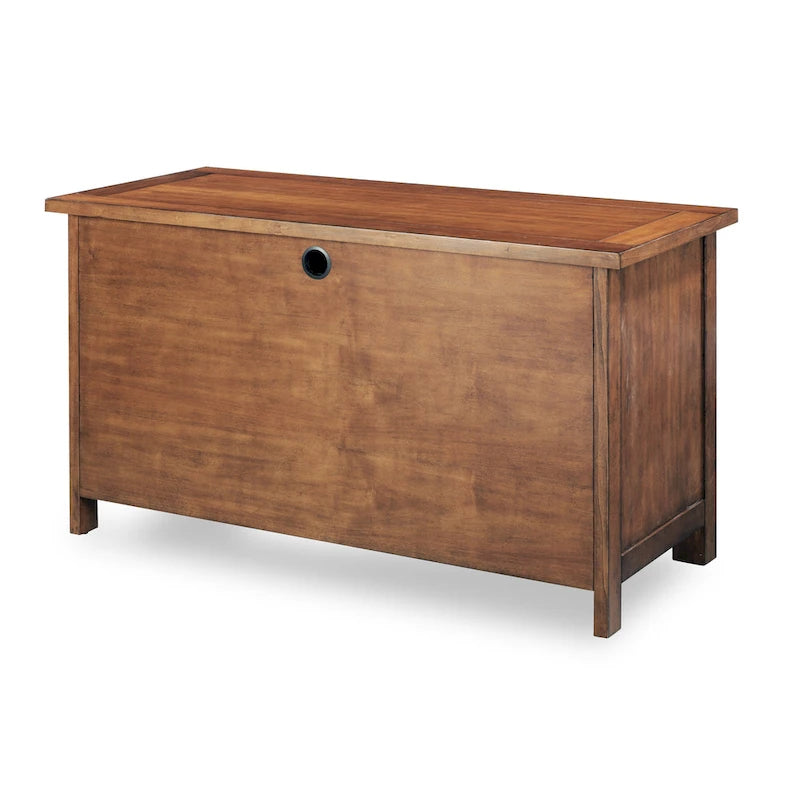 Tahoe Aged Maple 54 W Executive Pedestal Desk by Homestyles