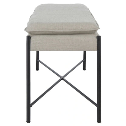 SAFAVIEH Sabra Cushioned X-Bench - 50Wx14Dx19H