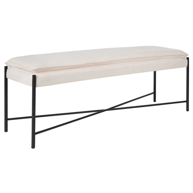 SAFAVIEH Sabra Cushioned X-Bench - 50Wx14Dx19H