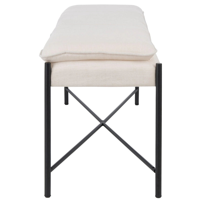 SAFAVIEH Sabra Cushioned X-Bench - 50Wx14Dx19H