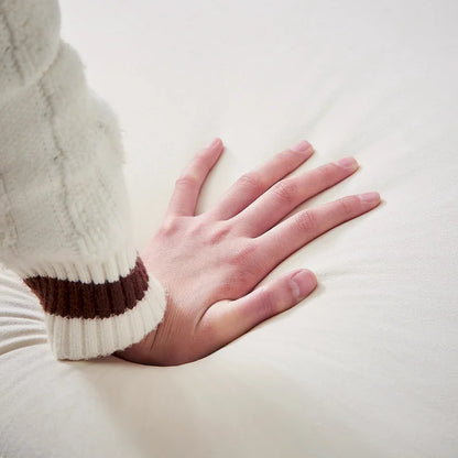 83.5-Inch Oversized Corner Sofa, L-Shaped Sectional Couch, 5-Seater Corner Sofas with 3 Pillows for Living Room, Bedroom, Apar