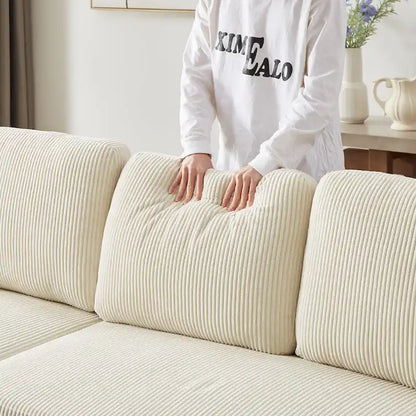 FX 78.8 Reversible Sleeper Combo Sofa with Pullout Bed, Comfortable Linen L-Shaped Combo Sofa Sofa Bed, Living Room Furniture S