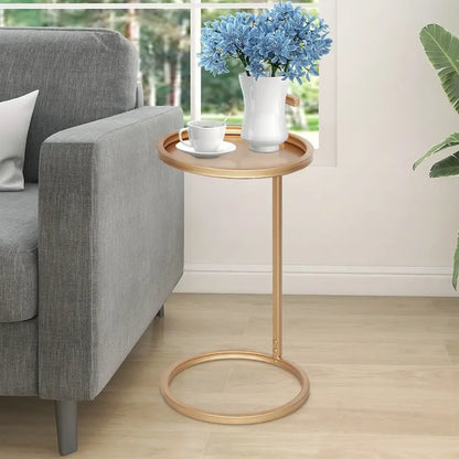 Maypex Round Metal Accent Table & C Table