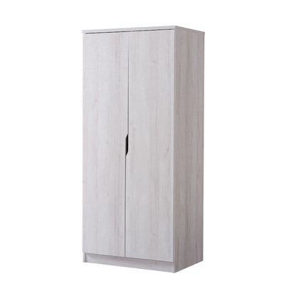 Furniture of America Vidal Modern Wardrobe Armoire with 2-door
